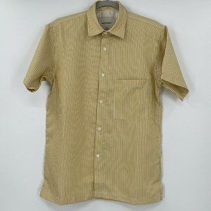 Native North Men's Striped Bureau Casual Button Down Short Sleeve Shirt sz S NWT
